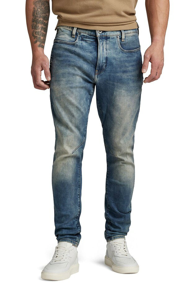 ジースター メンズ ボトムス デニムパンツ スリムフィット ジーンズ G-StarAW D-Staq 3D Slim Fit Jeans Medium Aged