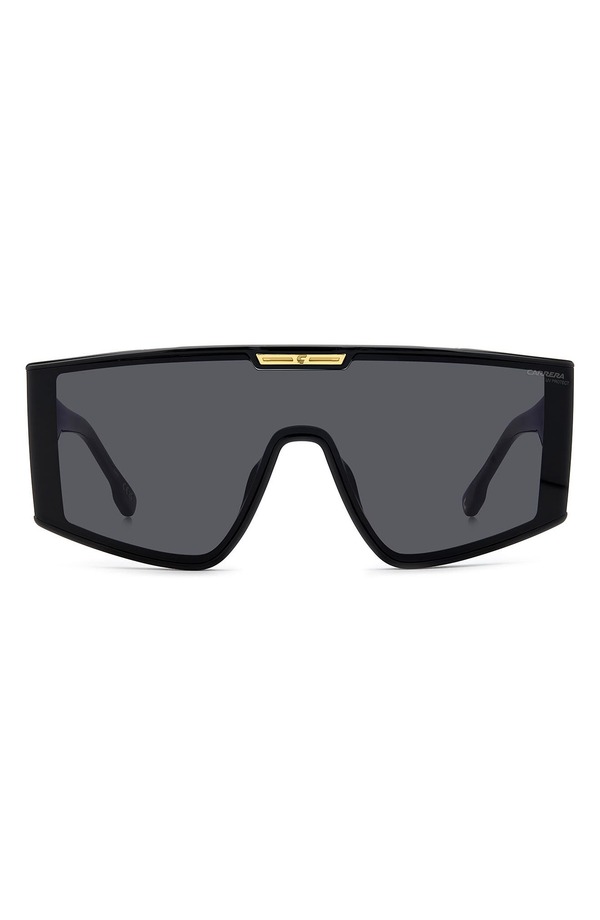 カレラ レディース アクセサリー サングラス・アイウェア Carrera Eyewear Victory C 99mm Rectangular Mask Sunglasses BLACK/ GREY ブラック