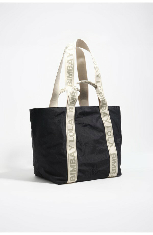 ビンバイローラ レディース バッグ ナイロン Bimba y Lolarge Nylon Tote BagRAPHITE グラファイト