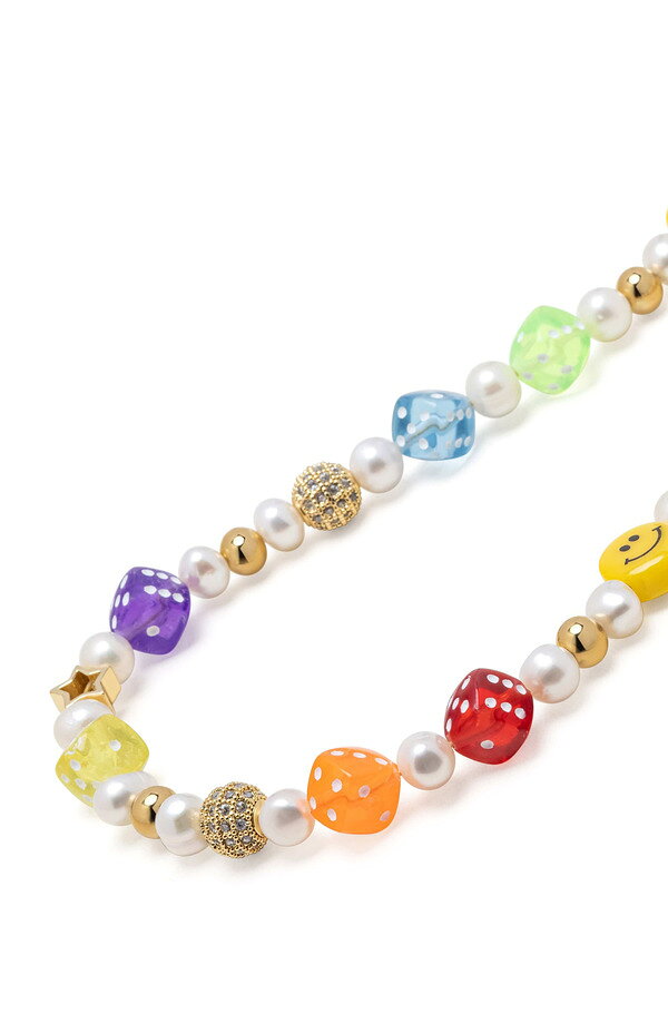 ナイアヤラ メンズ アクセサリー ネックレス・チョーカー レース Nialaya Pair of Dice Necklace Multi-Color マルチカラー