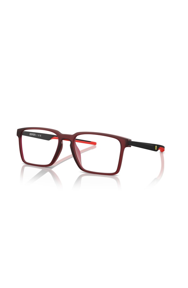 スクーデリア フェラーリ メンズ アクセサリー サングラス・アイウェア Scuderia Ferrari 54mm Rectangle optical glasses Red レッド