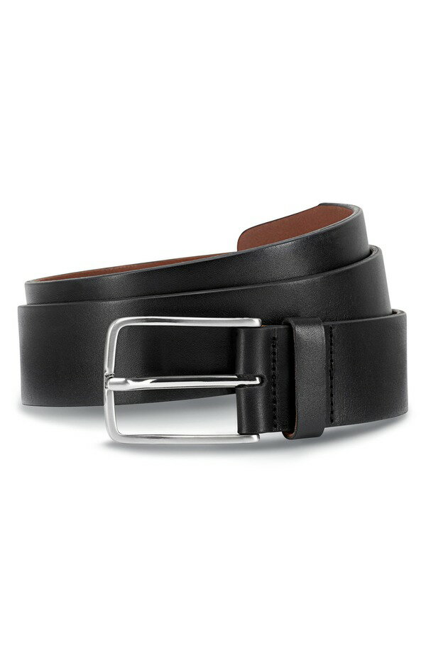 アレン エドモンズ メンズ アクセサリー ベルト レザー Allen Edmonds Broadway Avenue Leather Belt Black Calfskin ブラック