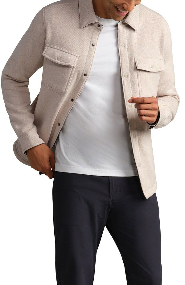 ローヌ メンズ アウター ジャケット・ブルゾン フリース Rhone Fleece Shacket Bone