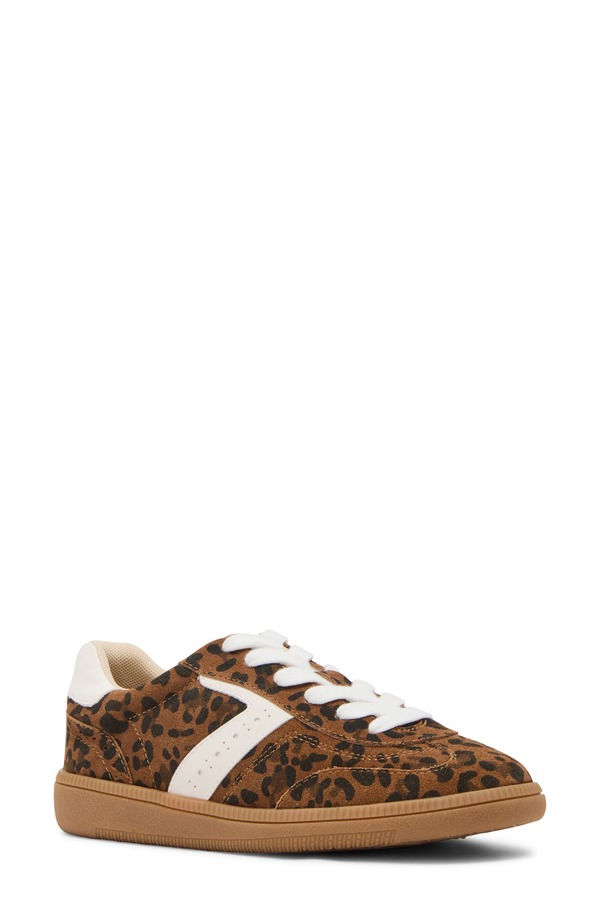 ブロンド レディース シューズ スニーカー Blondo Remmie Sneaker Leopard Suede アニマル
