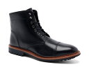 アンソニー ヴィア メンズ ブーツ・レインブーツ シューズ Ranveer Cap Toe Boot Black