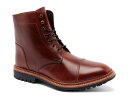 アンソニー ヴィア メンズ ブーツ・レインブーツ シューズ Ranveer Cap Toe Boot Brown