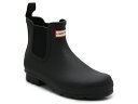 ハンター メンズ ブーツ・レインブーツ シューズ Original Chelsea Rain Boot - Men's Black