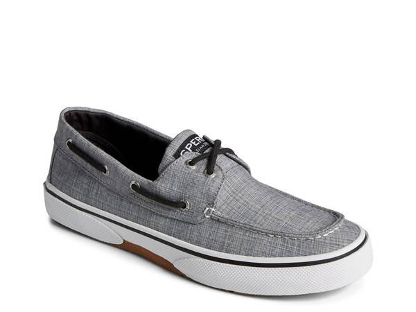 yz Xy[ Y fbLV[Y V[Y Halyard Boat Shoe Dark Grey