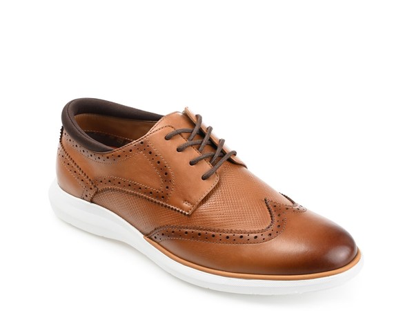 【送料無料】 トーマスアンドバイン メンズ オックスフォード シューズ Savage Oxford Cognac