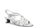 【送料無料】 イージーストリート レディース サンダル シューズ Tristen Sandal Silver Satin(4)