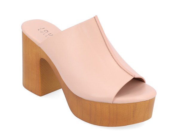  ジュルネ コレクション レディース サンダル シューズ Lorenza Platform Sandal Pink