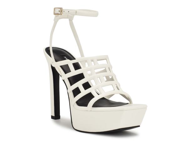  ナインウェスト レディース サンダル シューズ Kelinda Platform Sandal White