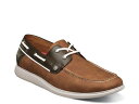 【送料無料】 ステイシーアダムス メンズ デッキシューズ シューズ Reid Boat Shoe Cognac