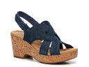 【送料無料】 クラークス レディース サンダル シューズ Giselle Flora Sandal Navy