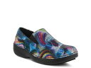 スプリングステップ レディース サンダル シューズ Manila Work Clog Blue/Multicolor