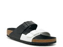 【送料無料】 ビルケンシュトック メンズ サンダル シューズ Arizona Slide Sandal - Men's Black/White