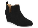 【送料無料】 ジュルネ コレクション レディース ブーツ・レインブーツ ブーティ シューズ Mylee Wedge Bootie Black