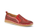 【送料無料】 スプリングステップ レディース スリッポン ローファー シューズ Newday Slip-On Red