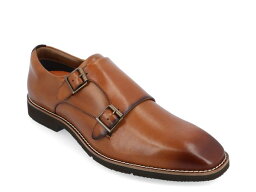 【送料無料】 トーマスアンドバイン メンズ スリッポン・ローファー シューズ Artemis Monk Strap Slip-On Cognac