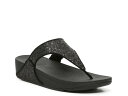 【送料無料】 フィットフロップ レディース サンダル シューズ Shimma Wedge Glitter Sandal Black