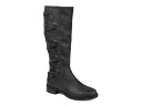 【送料無料】 ジュルネ コレクション レディース ブーツ・レインブーツ シューズ Carly Extra Wide Calf Boot Black