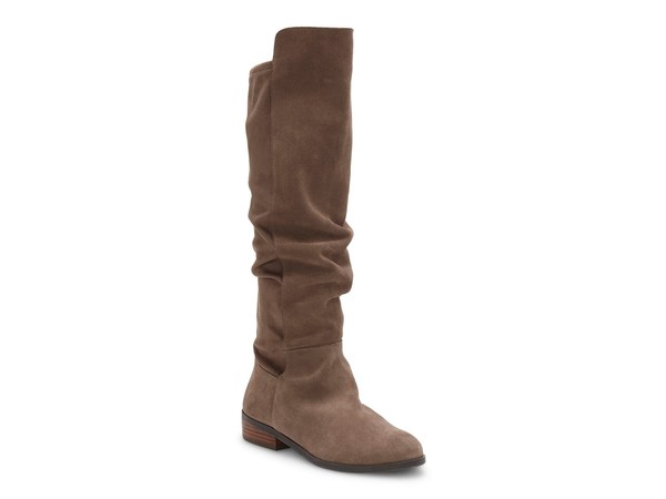 【送料無料】 ラッキーブランド レディース ブーツ・レインブーツ シューズ Calypso Wide Calf Over-the-Knee Boot Brown