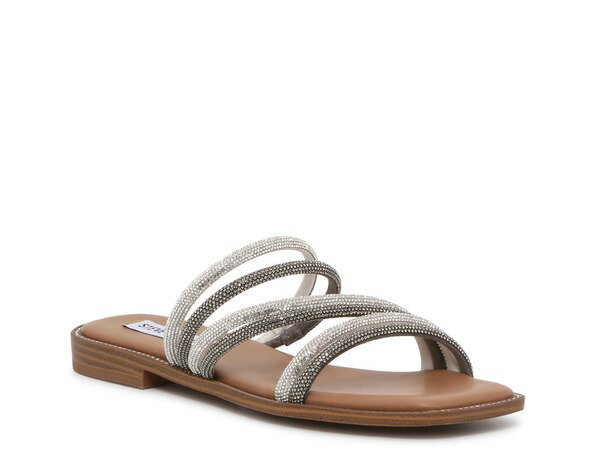 【送料無料】 スティーブ マデン レディース サンダル シューズ Streaming Sandal Silver/Pewter Metallic