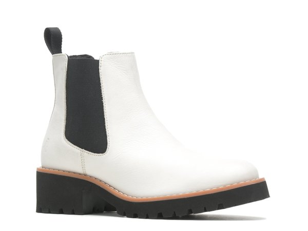 ハッシュパピー ブーツ レディース 【送料無料】 ハッシュパピー レディース ブーツ・レインブーツ シューズ Amelia Chelsea Boot White