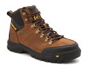 【送料無料】 キャタピラー メンズ ブーツ・レインブーツ シューズ Threshold Steel Toe Work Boot Dark Brown
