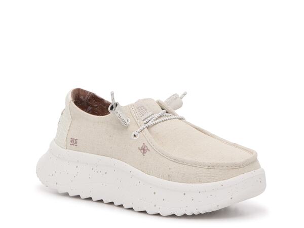 楽天ReVida 楽天市場店【送料無料】 ヘイデュード レディース スニーカー シューズ Wendy Peak Platform Slip-On Sneaker - Women's Cream