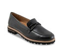 【送料無料】 トロッターズ レディース スリッポン・ローファー シューズ Fiora Loafer Black