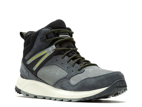 【送料無料】 メレル メンズ ブーツ・レインブーツ シューズ Wildwood Mid Sneaker Boot Granite Grey 1