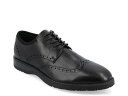 【送料無料】 バンス メンズ スリッポン・ローファー シューズ Ozzy Wingtip Oxford Black