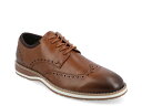 【送料無料】 バンス メンズ スリッポン・ローファー シューズ Ozzy Wingtip Oxford Cognac