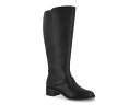 【送料無料】 イージーストリート レディース ブーツ・レインブーツ シューズ Jewel Plus Wide Calf Riding Boot Black