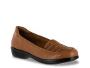 【送料無料】 イージーストリート レディース スリッポン・ローファー シューズ Genesis Slip-On Tobacco(4)