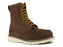 【送料無料】 アイロンエイジ メンズ ブーツ・レインブーツ シューズ Reinforcer Tall Steel Toe Work Boot Dark Brown