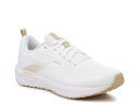 【送料無料】 ブルックス メンズ スニーカー ランニングシューズ シューズ Revel 6 Running Shoe - Men's White/Taupe