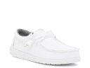 【送料無料】 ヘイデュード メンズ スリッポン ローファー シューズ Wally Sport Slip-On - Men 039 s White