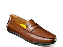 【送料無料】 フローシャイム メンズ スリッポン・ローファー シューズ Motor Penny Driving Loafer Cognac