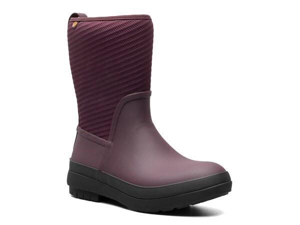  ボグス レディース ブーツ・レインブーツ シューズ Crandal II Mid Zip Snow Boot Wine Red