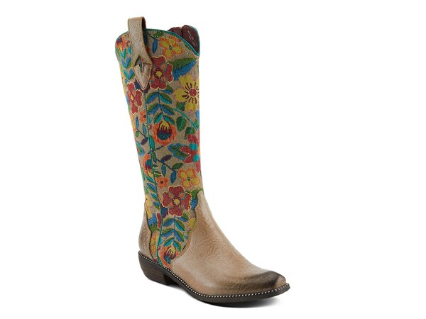 楽天ReVida 楽天市場店【送料無料】 スプリングステップ レディース ブーツ・レインブーツ シューズ Rodeoqueen Cowboy Boot Taupe Multicolor