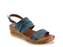 【送料無料】 ブエノ レディース サンダル シューズ Maya Wedge Sandal Denim Blue