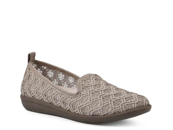  クリフバイホワイトマウンテン レディース スリッポン・ローファー シューズ Twisty Wedge Slip-On Light Taupe