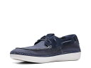 【送料無料】 クラークス メンズ デッキシューズ シューズ Higley Tie Boat Shoe Navy 3