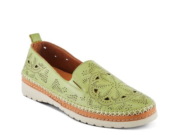  スプリングステップ レディース スリッポン・ローファー シューズ Galloway Slip-On Light Green