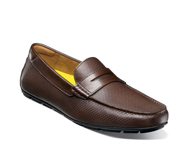 フローシャイム メンズ シューズ スリッポン・ローファー Florsheim Motor Penny Driving Loafer Dark ..
