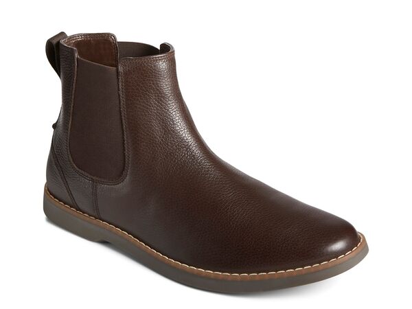 【送料無料】 スペリー メンズ ブーツ・レインブーツ シューズ Newman Chelsea Boot Dark Brown