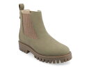 【送料無料】 ジュルネ コレクション レディース ブーツ・レインブーツ シューズ Alara Chelsea Bootie Olive Green