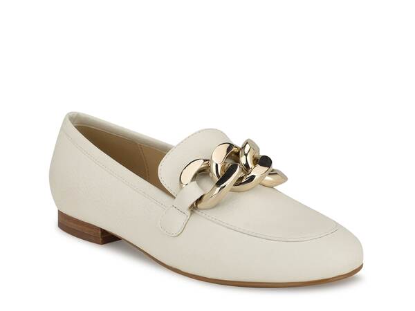 【送料無料】 ナインウェスト レディース スリッポン・ローファー シューズ Aspyn Loafer White 1